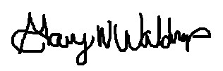 Gary Waldrop signature